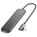 Baseus Mirror USB-C Hub CAHUB-EZ0G - USB 3.0, PD - Szary