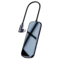 Baseus Mirror Hub USB-C CAHUB-CZ0G - HDMI, SD/MicroSD, PD - Szary