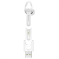Magnetyczny minizestaw słuchawkowy Bluetooth Baseus - Biały