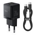 Szybka ładowarka Baseus Palm 20W z kablem Type-C 60W