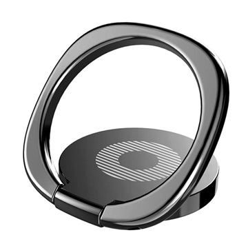 Magnetyczny Uchwyt Pierścieniowy do Smartfonów Baseus Privity - Czarny