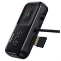 Baseus S-16 T-Type FM Transmiter FM / Ładowarka Samochodowa CCTM-E01 - Czarne