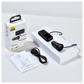 Baseus S-16 T-Type FM Transmiter FM / Ładowarka Samochodowa CCTM-E01 - Czarne