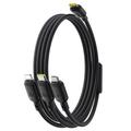 Baseus Silky 3-w-1 Kabel USB-C do Lightning, USB-C, MicroUSB do szybkiego ładowania - 100W/1,5m