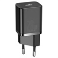 Ładowarka Baseus Super Si Quick Charger z Kablem USB-C / Lightning - 20W - Czerń