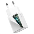 Ładowarka Baseus Super Si Quick Charger z Kablem USB-C / Lightning - 20W - Biel