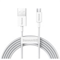 Baseus Superior Kabel Szybkiego Ładowania i Transmisji Danych MicroUSB - 1m - Biel