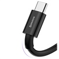 Baseus Superior Series Kabel USB-C Danych & Ładowania - 66W, 1m - Czarny