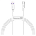 Baseus Superior Series Kabel USB-C Danych & Ładowania - 66W, 1m - Bieły