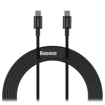 Kabel USB-C / USB-C Baseus Superior Series - 100W, 2m - Czarny