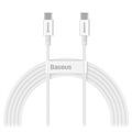 Kabel USB-C / USB-C Baseus Superior Series - 100W, 2m (Otwarte Opakowanie A) - Biały