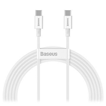 Kabel USB-C / USB-C Baseus Superior Series - 100W, 2m - Biały