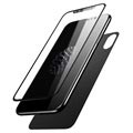 Zestaw Osłon z Hartowanego Szkła Baseus iPhone X / iPhone XS - Czarny
