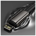 Kabel USB-C / Lightning Baseus Tungsten Gold 20W - 1m - Czarny