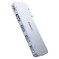 Baseus UltraJoy 5-Port USB-C Hub - HDMI, USB-C, 3x USB-A - Szary