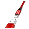 Baseus Yiven Kabel USB 2.0 / Lightning - 1.8m - Czerwień