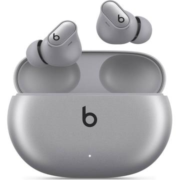 Prawdziwie bezprzewodowe słuchawki douszne Beats Studio Buds+ - srebrne