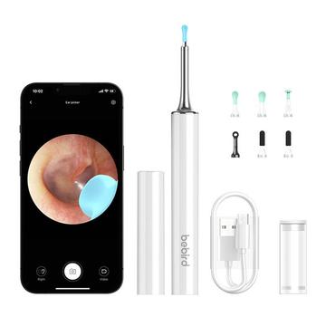 Bebird T15 Inteligentny wizualny czyścik do uszu z kamerą - 85 minut - Biały