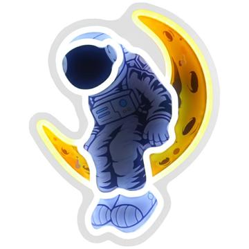 Dekoracyjna lampa neonowa Beline Light - Astronauta na Księżycu