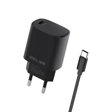 Zestaw do ładowania Beline PD 3.0 USB-C - 20 W - czarny