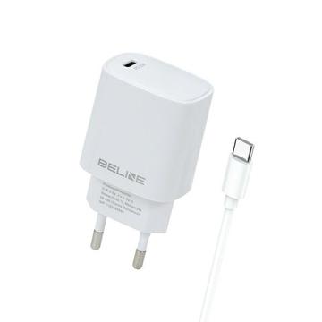 Zestaw do ładowania Beline PD 3.0 USB-C - 20 W - biały