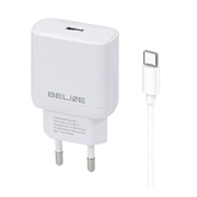iPhone 15 / Plus / Pro / Max Ładowarka Beline PD 3.0 USB-C GaN - 30 W - biała