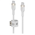 Kabel USB-C / USB-C Belkin BoostCharge Pro Flex 60W - 3m - Biały