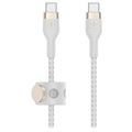 Kabel USB-C / USB-C Belkin BoostCharge Pro Flex 60W - 3m - Biały