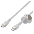 Kabel USB-C / USB-C Belkin BoostCharge Pro Flex 60W - 3m - Biały