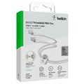 Kabel USB-C / USB-C Belkin BoostCharge Pro Flex 60W - 3m - Biały