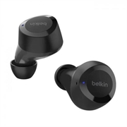 Bezprzewodowe słuchawki douszne Belkin SoundForm Bolt z etui ładującym - czarne