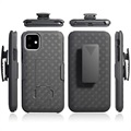 Hybrydowe Etui z Klipsem do Paska do iPhone 11 - Czarne