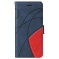 OnePlus Nord CE 2 Lite 5G Etui-Portfel Bi-Color Series - Błękit