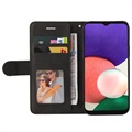 Etui-Portfel z Serii Bi-Color do Samsung Galaxy A22 5G, Galaxy F42 5G - Czarny