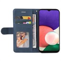 Etui-Portfel z Serii Bi-Color do Samsung Galaxy A22 5G, Galaxy F42 5G - Niebieskie