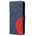 Samsung Galaxy A42 5G Etui-Portfel Bi-Color Series – Błękit