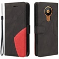 Nokia 5.3 Etui-Portfel Bi-Color Series - Czarne