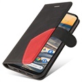Nokia 5.3 Etui-Portfel Bi-Color Series - Czarne