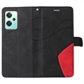 OnePlus Nord CE 2 Lite 5G Etui-Portfel Bi-Color Series - Czerń