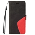 OnePlus Nord N200 5G Etui-Portfel Bi-Color Series - Czarne