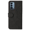 OnePlus Nord N200 5G Etui-Portfel Bi-Color Series - Czarne