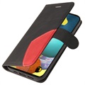 Samsung Galaxy A51 Etui-Portfel Bi-Color Series - Czarne