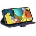Samsung Galaxy A51 Etui-Portfel Bi-Color Series - Błękit