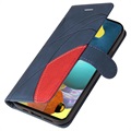 Samsung Galaxy A51 Etui-Portfel Bi-Color Series - Błękit