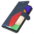 Samsung Galaxy A52 5G, Galaxy A52s Etui-Portfel Bi-Color Series – Błękit