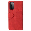 Samsung Galaxy A72 5G Etui-Portfel Bi-Color Series - Czerwień
