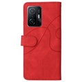 Xiaomi 11T/11T Pro Etui-Portfel Bi-Color Series - Czerwień