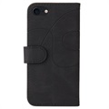 iPhone 7/8/SE (2020)/SE (2022) Etui-Portfel Bi-Color Series - Czarne