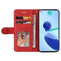 Etui-Portfel z Serii Bi-Color do Xiaomi Mi 11 Lite 5G - Czerwone