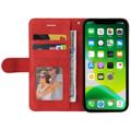iPhone 14 Etui-Portfel Bi-Color Series - Czerwień